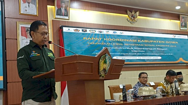 Kepala BPS Gowa Abdul Hafid. (Chaerani/Republiknews.co.id)