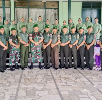 Pimpin Upacara Korps Raport, Dandim 1405 Letkol Agung : Kenaikan Pangkat Harus Barengan Rasa Tanggung Jawab