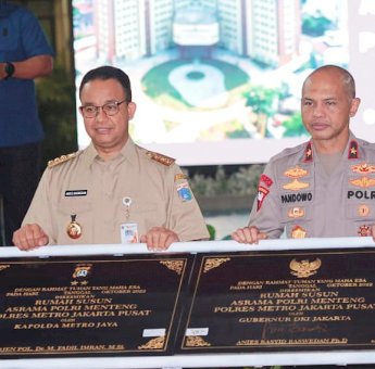 Gubernur Anies Baswedan Bangun Rusun untuk Polisi di Menteng