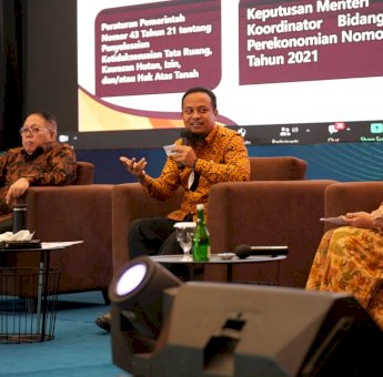 Pembicara Nasional, Gubernur Andi Sudirman Beberkan Strategi Penyelesaian Tumpang Tindih Pemanfaatan Lahan