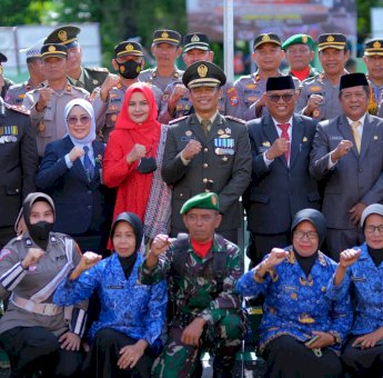 HUT TNI ke-77, Dandim 1423 Soppeng Sebut TNI Mendapat Kepercayaan Tertinggi Dari Masyarakat