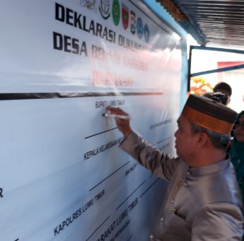 Desa Wewangriu Ditetapkan Sebagai Desa Bersih Narkoba di Luwu Timur