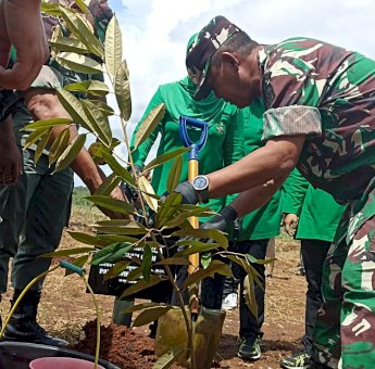 Antisipasi Perubahan Iklim, Divif 3 Kostrad Manfaatkan Ribuan Lahan untuk Menanam Pohon