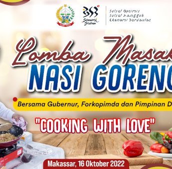 Gubernur Andi Sudirman Bersama Forkopimda akan Lomba Memasak Nasi Goreng