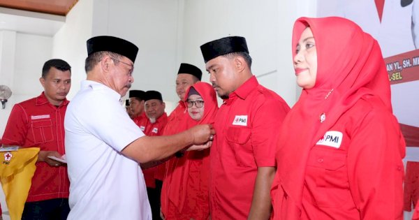 Ketua PMI Gowa Minta Pengurus Kecamatan Segera Bentuk Relawan Siaga Bencana