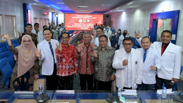 LAMPTKes melakukan visitasi dan asesmen lapangan Program Studi Spesialis-1 Orthopaedi dan Traumatologi Fakultas Kedokteran Universitas Hasanuddin (FK Unhas) Makassar, Jumat (14/10/2022). (Istimewa)