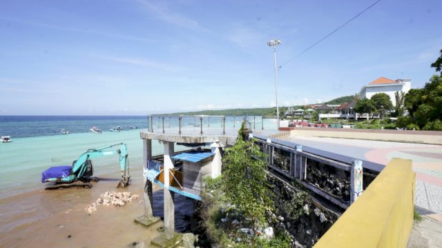 Lokasi Pembangunan Masjid Terapung di Pantai Tanjung Bira, Kabupaten Bulukumba. (Istimewa)