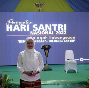 Bupati Luwu Utara Hadiri Peringatan Hari Santri Nasional di Kementerian Polhukam