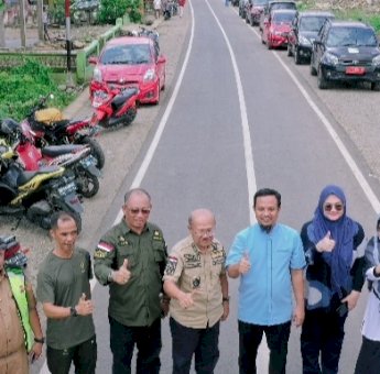 Gubernur Andi Sudirman Resmikan Ruas Jalan Boro di Jeneponto