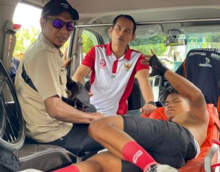 Koni Sulsel Bantu Atlet Porprov yang Cedera, Dikawal Sampai Rumah Sakit