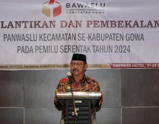 Wabup Gowa: Panwascam Harus Mampu Tekan Pelanggaran Tahapan Pemilu 2024