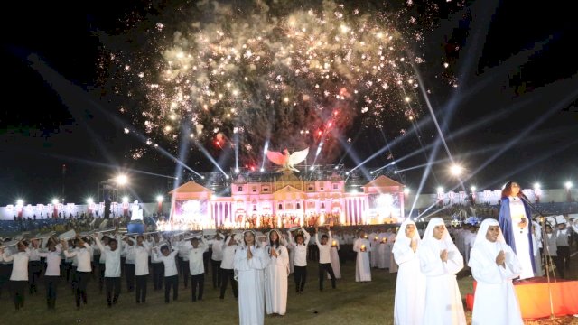 Suasanan Pembukaan Pesparani Katolik Tingkat Nasional II 2022. (Foto. Biro Administrasi Pimpinan Setda Prov NTT)