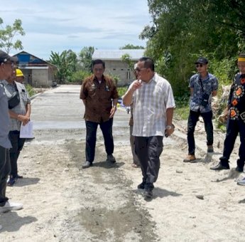 Reses, Muhammad Fauzi Tinjau Langsung Progres Pengerjaan Program Kotaku