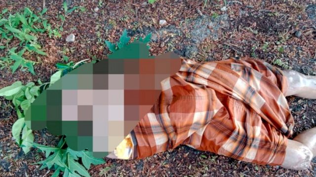 Korban tanah longsor di Jeneponto ditemukan tim Gabungan, Sabtu (15/10/2022). (Ist)