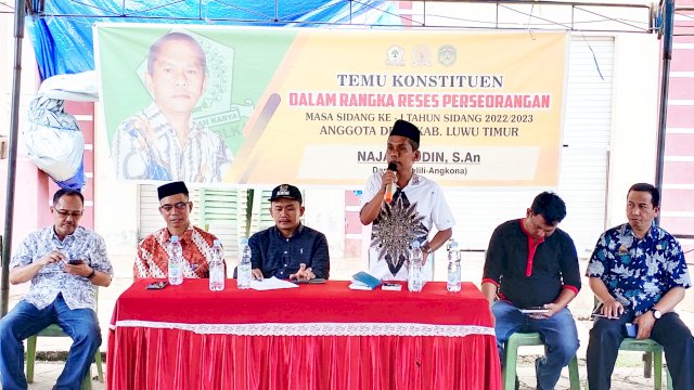 Reses perseorangan anggota DPRD Luwu Timur, Najamuddin.