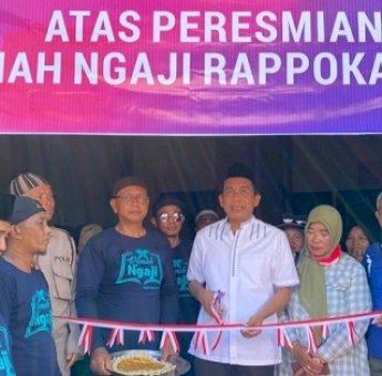 Resmikan Rumah Ngaji Rappokalling, Ini Harapan Ketua DPRD Makassar