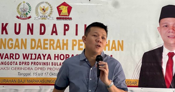 Kundapil, Edward Horas Monitoring Program Sambil Dengarkan Curhat Warga Mamajang