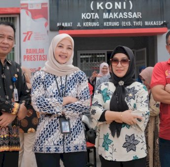 Beri Dukungan Penuh, Sekretariat DPRD Makassar Hadiri Pelepasan Kontingen Cabor Karate di Porprov Sulsel XVII