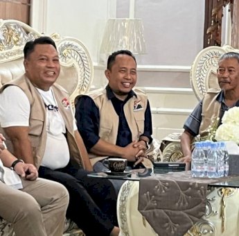 Temui Ketua Demokrat Sulsel, Relawan Anies Baswedan Dukung Paket Anies-AHY di Pilpres 2024