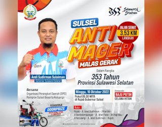 Ribut-ribut Soal Pembiayaan Sulsel Anti Mager, Ini Penjelasan Pemprov Sulsel