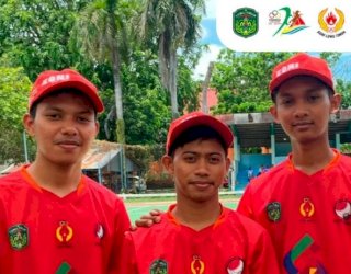 Atlet Luwu Timur Cabor Petanque Nomor Triple Man Raih Medali Perak di Porprov 2022