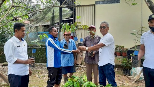 Anggota DPRD Palopo JabiBagi Bib it Durian Gratis, Rabu (3/9/2022).