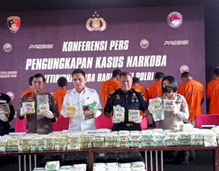 Polisi dan Bea Cukai Gagalkan Peredaran Lebih 270 Kilogram Sabu