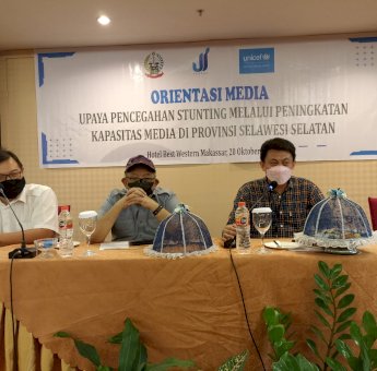 Jenewa Bersama UNICEF Ajak Media di Sulsel Berperan Cegah Stunting&nbsp;