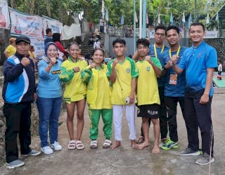 Cabor Senam Kontingen Parepare Raih Medali Emas di Porprov Sulsel&nbsp;