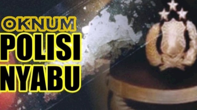 Ilustrasi Polisi Nyabu. (Istimewa)