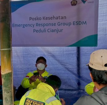 PT Vale Indonesia Kirim Tim Tanggap Darurat Bantu Korban Gempa Cianjur