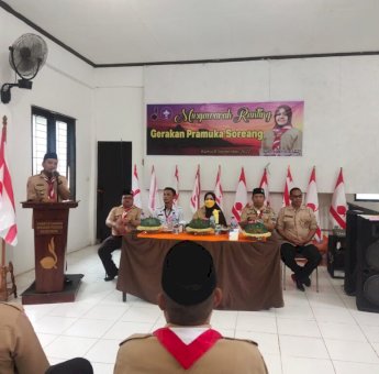 Erna Rasyid Taufan Buka Musyawarah Kwartir Ranting Soreang