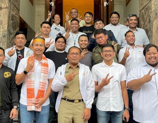 Calon Ketua Umum Hipmi Bagas Adhadirga Temui Wali Kota Makassar, Ini yang Dibahas