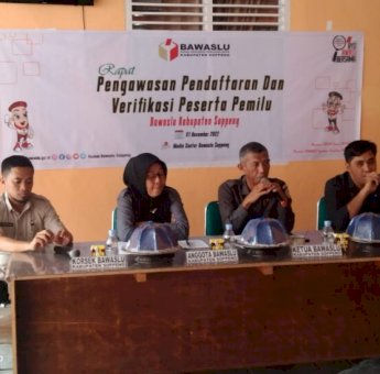 Bekali Ilmu Pengawasan, Bawaslu Soppeng Kumpulkan Panwascam