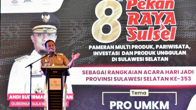 Gubernur Sulawesi Selatan, Andi Sudirman Sulaiman.