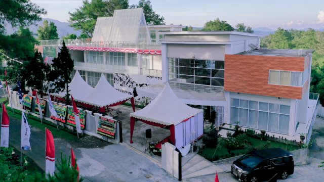 Mess Andalan Malino, Mess milik Pemprov Sulsel yang terletak di Kawasan Wisata Malino, Kabupaten Gowa. (Istimewa)