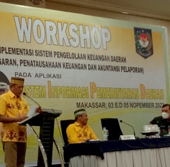 BPKPD Soppeng Gelar Workshop, Bupati Soppeng Harap Kualitas Pengelolaan Keuanga Lebih Baik