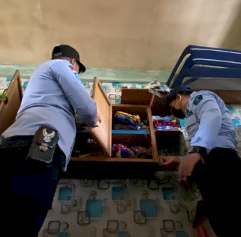 Tak Main-Main, Jajaran Lapas Narkotika Samarinda Kembali Lakukan Penggeledahan Kamar WBP