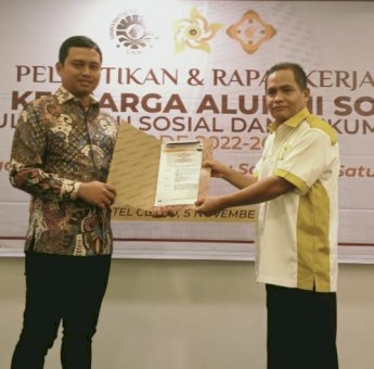Pengurus IKA Sosiologi FIS-H UNM Dilantik, Siap Jadi Wadah Jejaring Antar Generasi