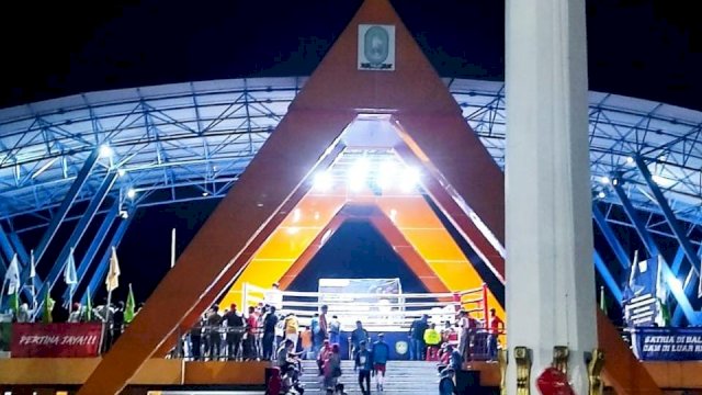 Venue Cabor Tinju pada Porprov ke 17 di kabupaten Sinjai. (Ist)