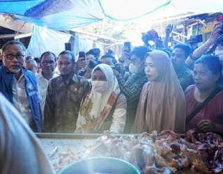 Menteri Perdagangan Zulkifli Hasan Sebut Harga Kebutuhan Pokok di Sulsel Dibawah Rata-rata Nasional