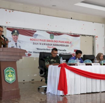 Kesbangpol Luwu Timur Gelar Sosialisasi Ideologi Pancasila dan Wawasan Kebangsaan