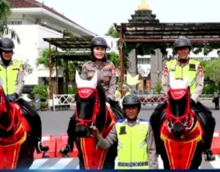 Pengamanan KTT G20, Polri Terjunkan Patroli Berkuda