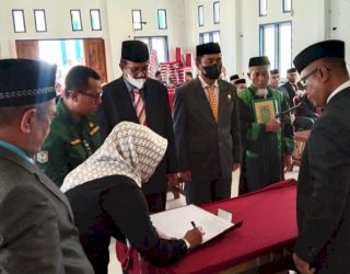 Pj Bupati Muna Barat Kembali Lakukan Rotasi Pejabat Eselon II