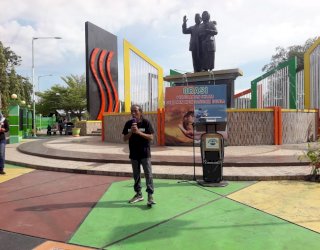 Angkat Isu Perubahan Iklim, Lingkar Hijau Parepare Lakukan Orasi Terbuka