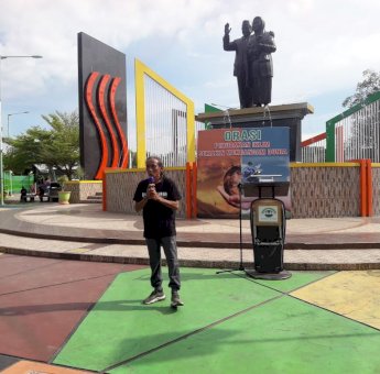 Angkat Isu Perubahan Iklim, Lingkar Hijau Parepare Lakukan Orasi Terbuka