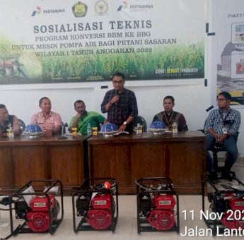 Anggota DPR RI Ridwan Wittiri Salurkan Bantuan Mesin Konverter BBM ke BBG Ke 1203 Petani di Jeneponto