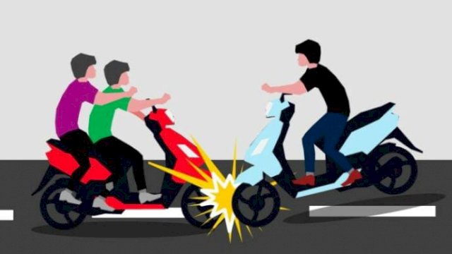 Ilustrasi Kecelakaan Lalu Lintas. (Istimewa)