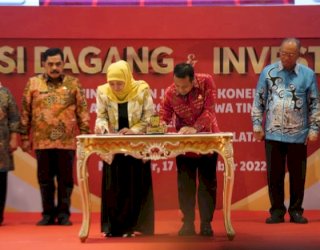 Gubernur Sulsel dan Gubernur Jatim Bertemu di Misi Dagang dan Investasi, Hasilkan Transaksi Rp 150 Miliar