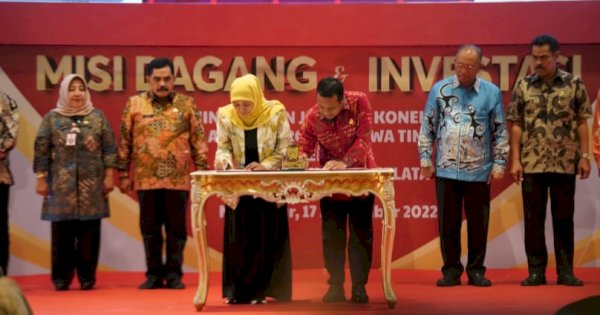 Gubernur Sulsel dan Gubernur Jatim Bertemu di Misi Dagang dan Investasi, Hasilkan Transaksi Rp 150 Miliar